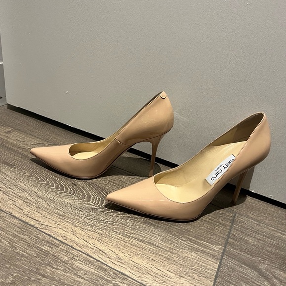 Jimmy Choo nude 100mm heels - Picture 3 of 5